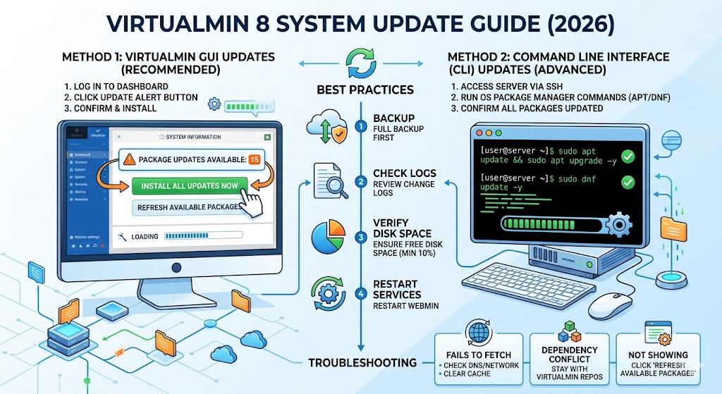VirtualMin8 SystemUpdate VirtualMin8 System Update